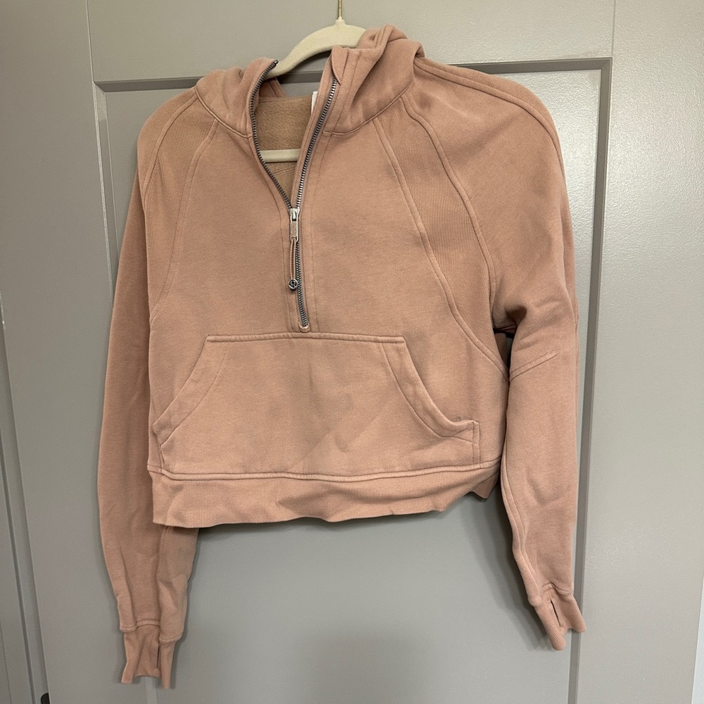 lululemon athletica Pink Half-Zip Hoodie